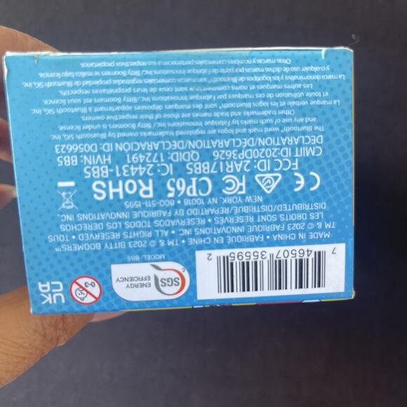 Disney Mickey Bitty Boomers Bluetooth Speaker Ultra Portable Wireless New Boxed - Picture 6 of 6